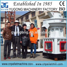 with double layer ring dies 800-1000 kgs/h wood pellet mill, biomass pellet mill